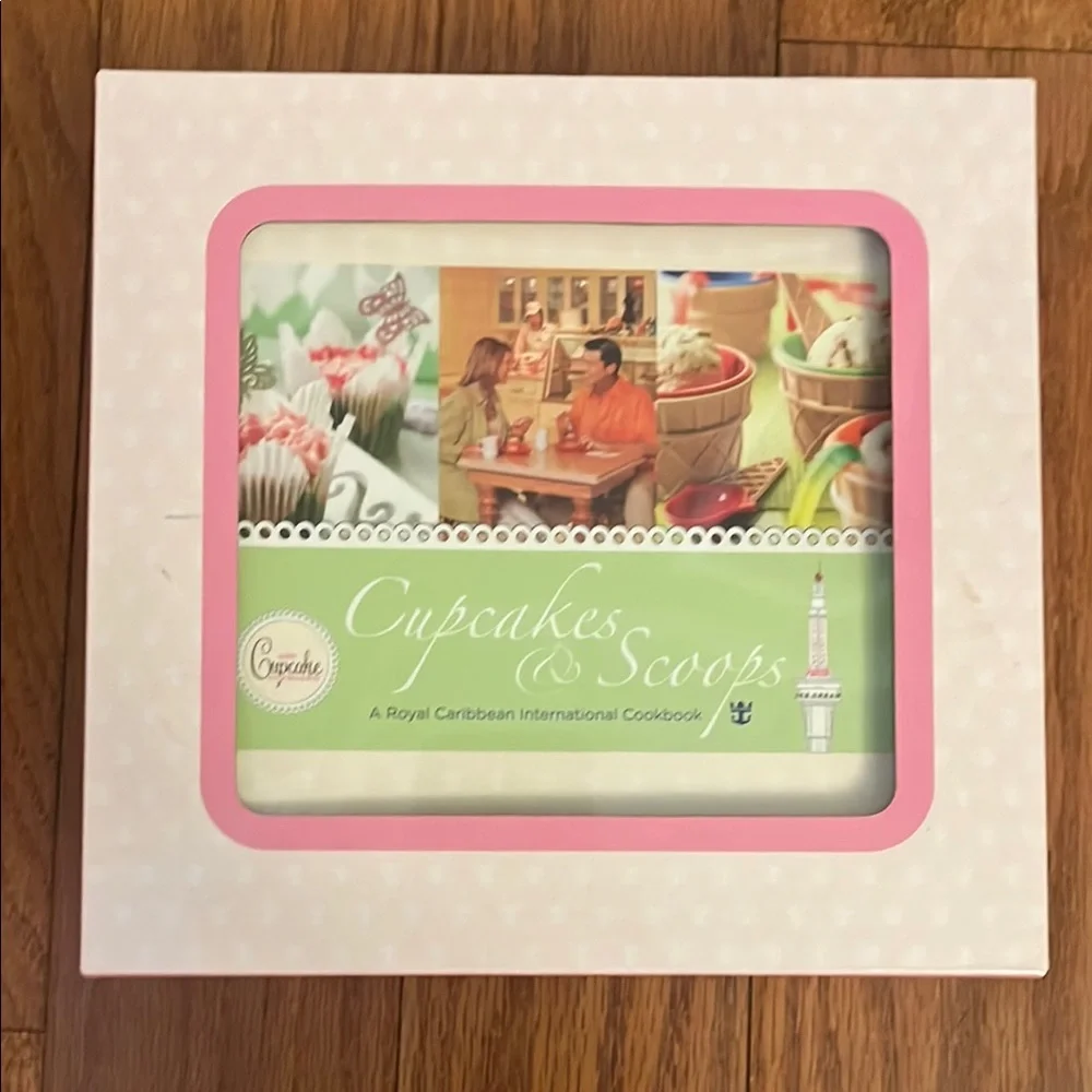 Royal Caribbean International Cupcakes & Scoops Cookbook & Accessories, New NIB